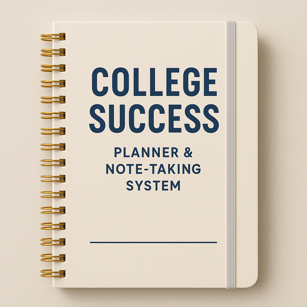 College Success Planner & Note-Taking System (99 Pages)